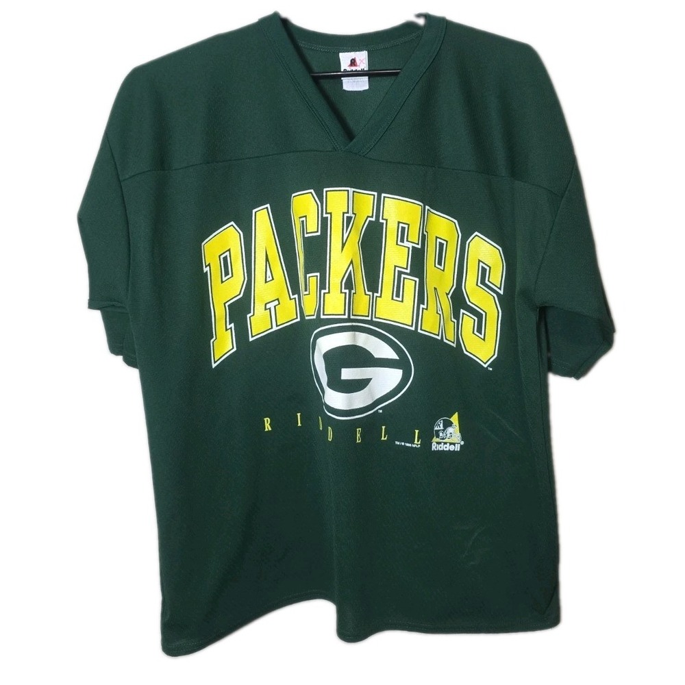 Riddell 1996 Green Bay Packers NFL Football Jersey Made in USA XL Vintage t73